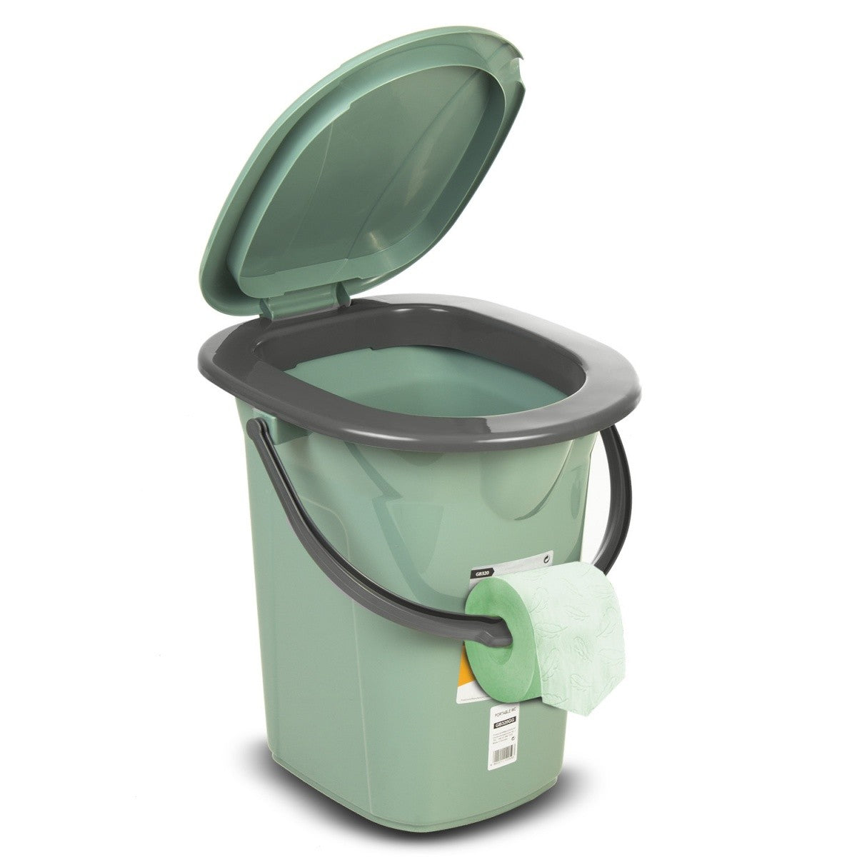 Toaletă de camping GB320GG verde-gri