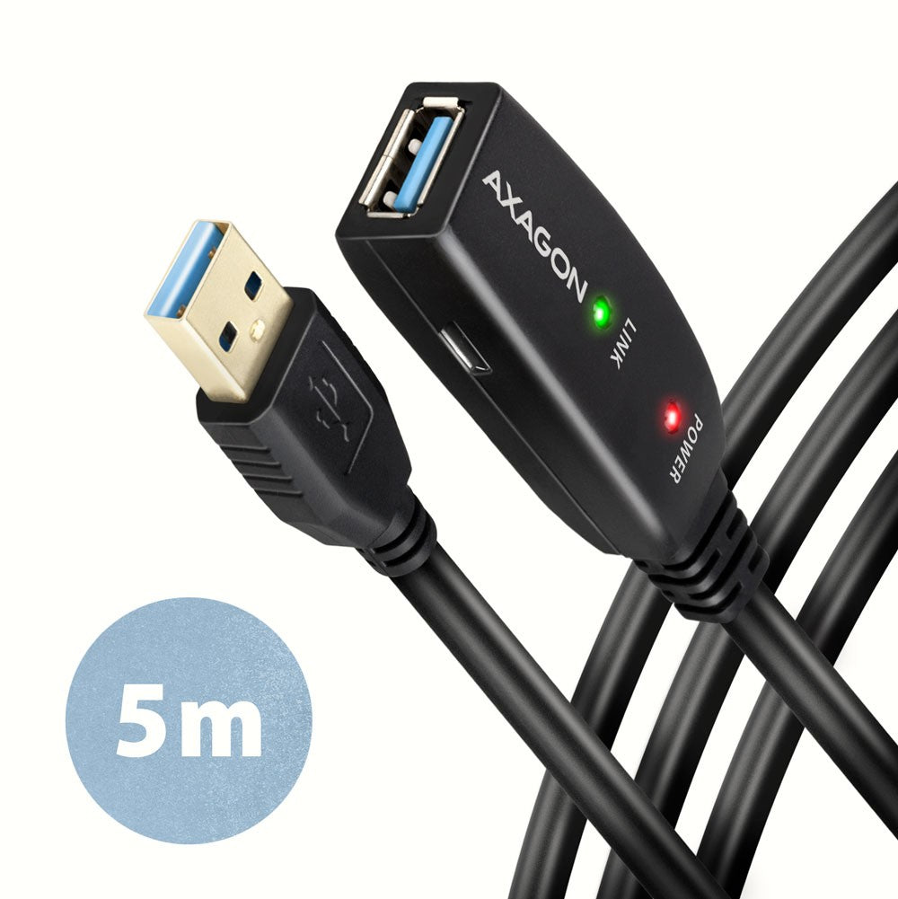 Cablu extensie/amplificator activ ADR-305 USB 3.0 A-M -> A-F 5m