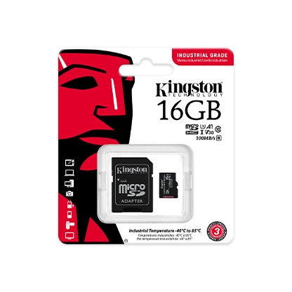 Card de memorie microSD industrial de 16 GB CL10 UHS-I