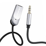 Adaptor receptor audio HiFi wireless pentru casă și mașină | Bluetooth 6.0 | 2 x RCA | 1 x AUX MiniJack 3.5mm | USB | Microfon