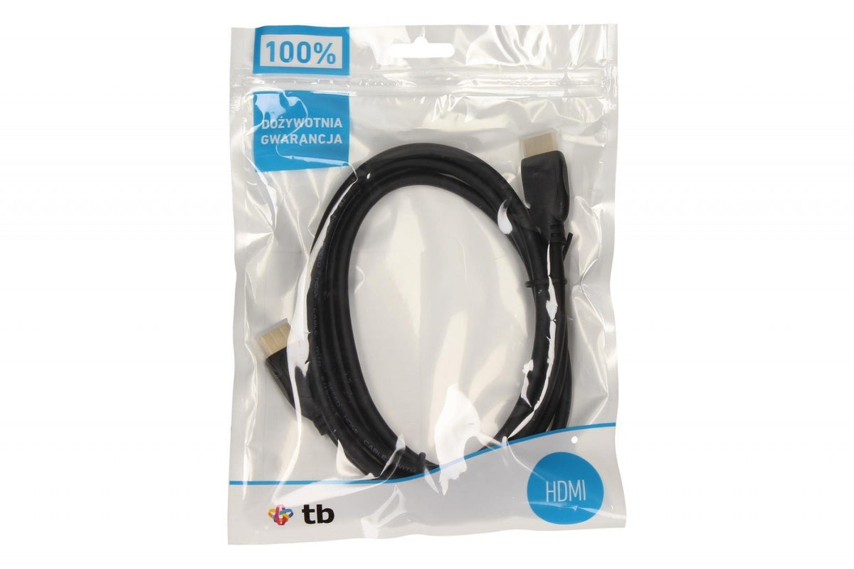 Cablu HDMI 1.4 placat cu aur, 1,8 m.