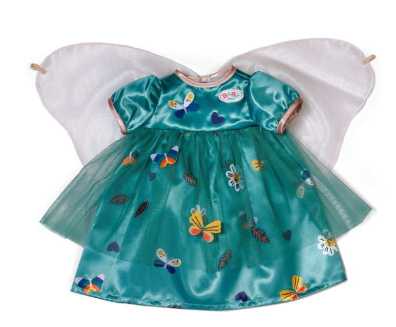 Rochiță Baby Born cu aripi pentru zână 43 cm