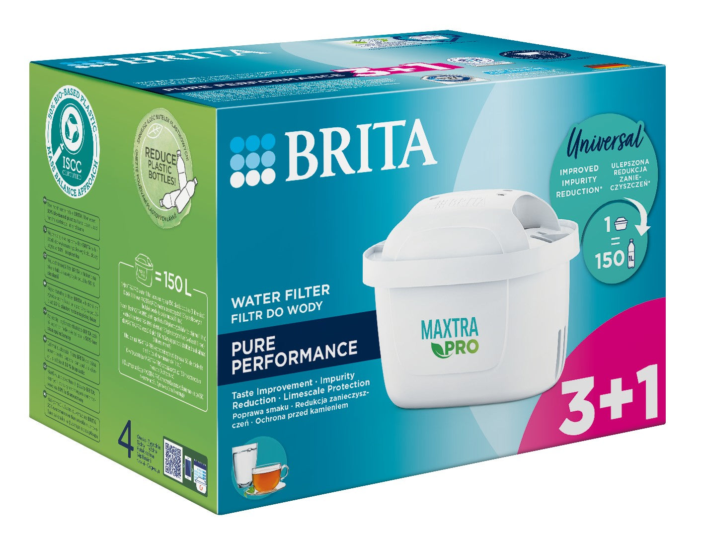 Cartuș de schimb Maxtra PRO Pure Performance 3+1 bucăți