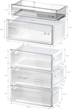 Frigider-congelator 70 cm KGN49OCAF Antracit