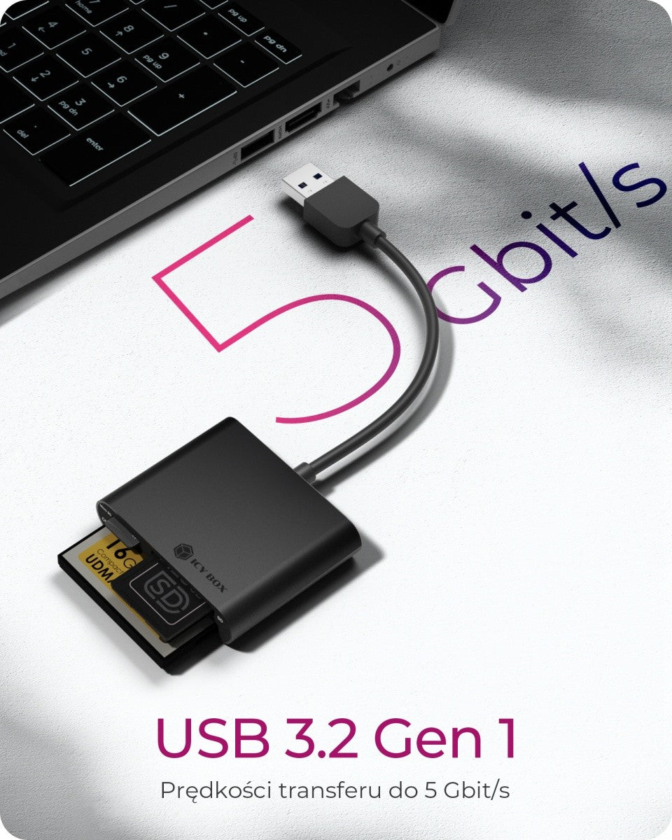 Cititor de carduri USB 3.0 IB-CR301-U3