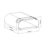 Suport de biciclete de perete cu raft, max. 25 kg, MC-466 Alb