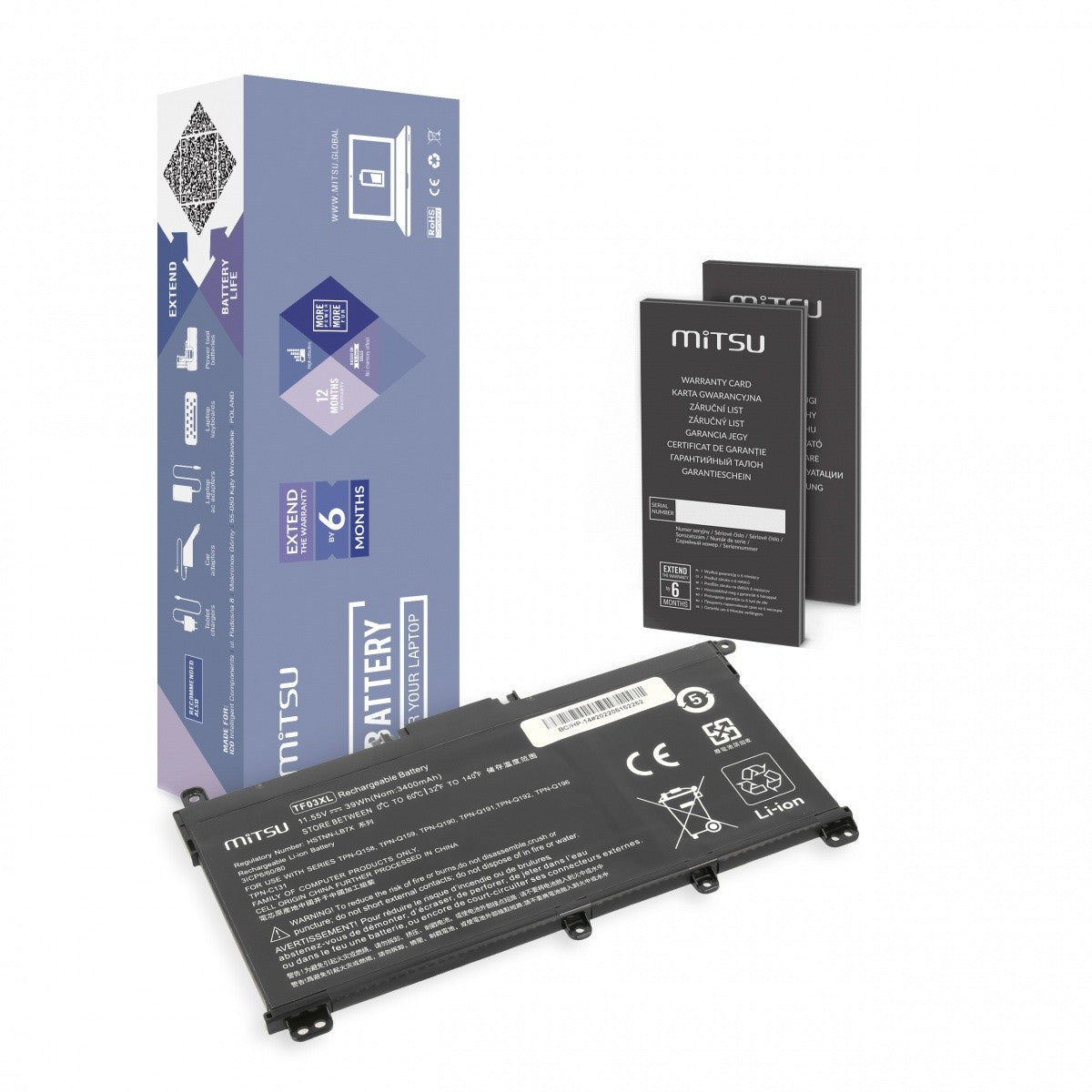 Baterie HP 14-BP, Pavilion 14 15 3400 mAh (39 Wh) 11,55 Volți