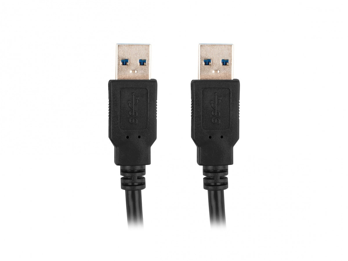 Cablu USB-A M/M 3.0 0.5m Negru