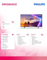 Televizor 55 cali QLED 55PUS8450/12