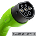Încărcător mobil pentru mașini electrice EV cu reglare 2 în 1 Tip 2 | Schuko | 3.5kW | 230V | LCD | Portabil | Wallbox | 5m