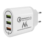 Încărcător de perete QC 3xUSB MCE479W