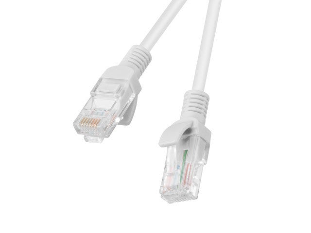 CABLU DE PATCH KAT.5E 0.5M SZARY FLUKE CU TRAGERE LANBERG, PACHET DE 10