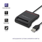 Cititor de carduri de identificare cu cip inteligent | USB 2.0 | Plug&play