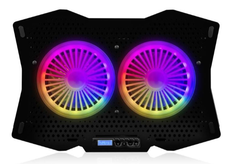 CF18 RGB SILENT FAN suport de răcire pentru laptop, negru