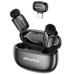 Microfon Lavalier MK5 Duo Ai-Voice Negru