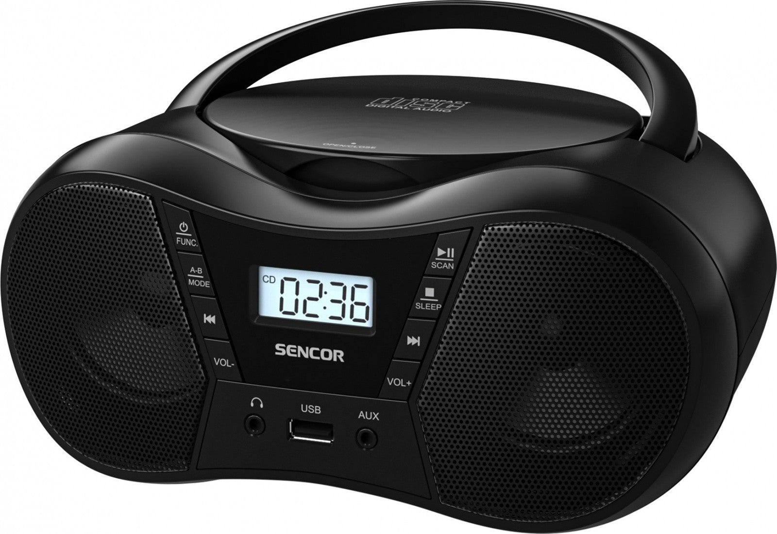 Radio SPT 2300 BK CD/MP3/USB/BT FM