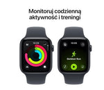 Carcasă din aluminiu Midnight de 40 mm pentru ceas SE 3 GPS+Cellular, curea sport Midnight - Mărime S/M