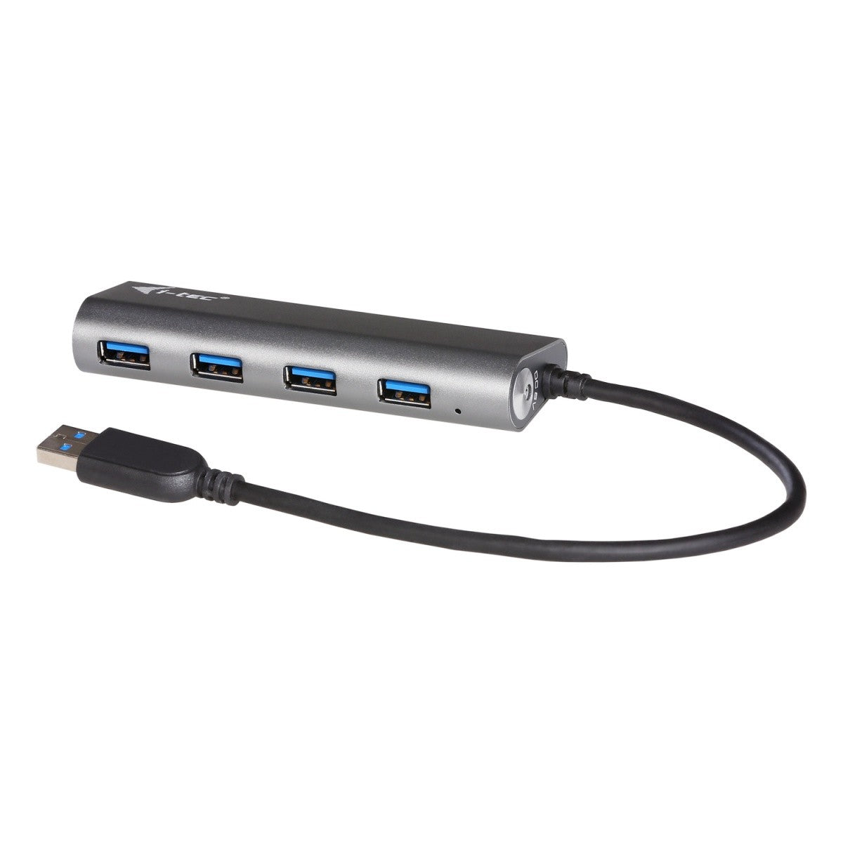 HUB USB 3.0 metalic cu încărcare - 4 porturi cu alimentare/încărcare