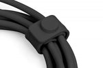 Cablu de conectare USB-C - USB-C din silicon, USB 3.2 Gen1 5G 4K 100W, 2m negru