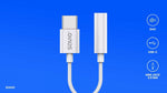Adaptor USB-C - Mini Jack 3,5mm, Xiaomi, Huawei, Oppo, AK-51