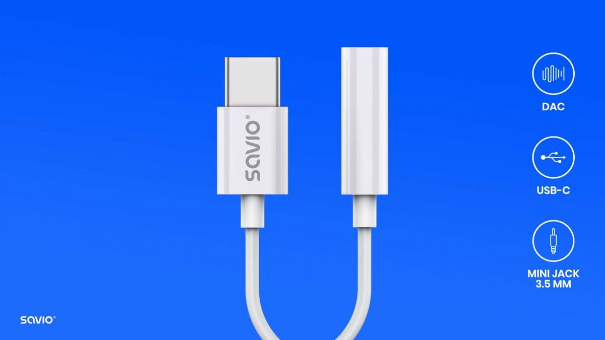 Adaptor USB-C - Mini Jack 3,5mm, Xiaomi, Huawei, Oppo, AK-51