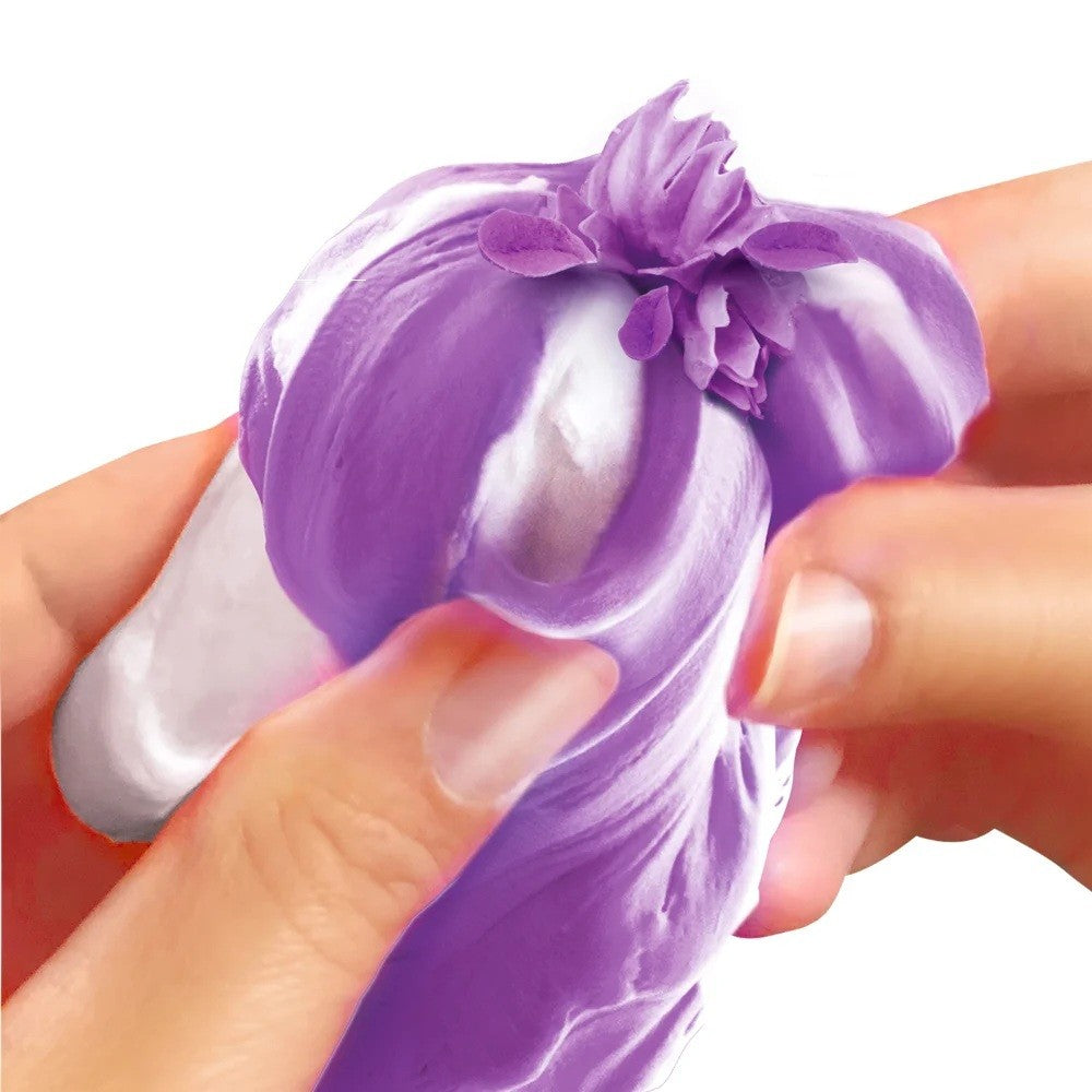 Kit creativ So Slime Floral Creations - Ghiveci galben