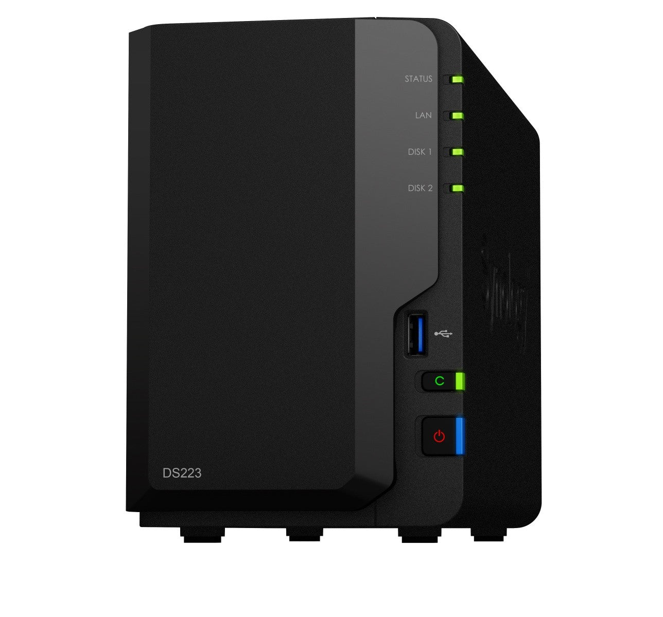 Server NAS DS223 2x0HDD 2GB 4x1.7Ghz 1xGbE 3xUSB