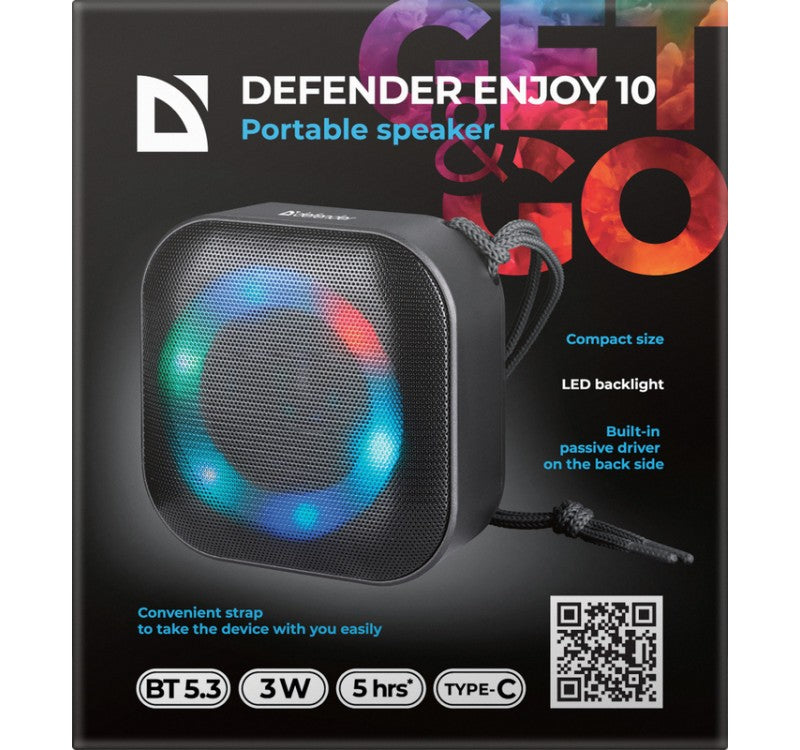 Boxă Bluetooth ENJOY 10 3W, neagră