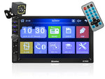 Radio auto BC9000 2DIN 7 inch cu RDS, USB, microSD, cameră video pentru mers înapoi 4x50W