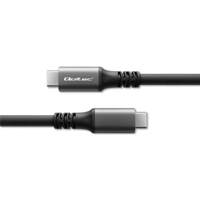 Cablu USB4 Ultra-Rapid | USB-C PD 240W | Thunderbolt 3/4 | 4K | 40Gb/s | 1m | Negru