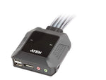 Comutator KVM cu cablu USB DP cu 2 porturi CS22DP