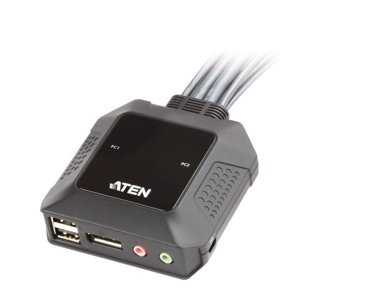 Comutator KVM cu cablu USB DP cu 2 porturi CS22DP