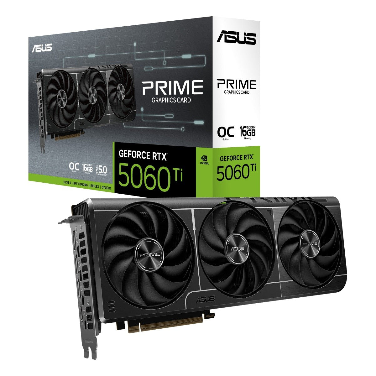 Placă grafică GeForce RTX 5060 Ti Prime OC 16GB GDDR7 128BIT 3DP/HDMI