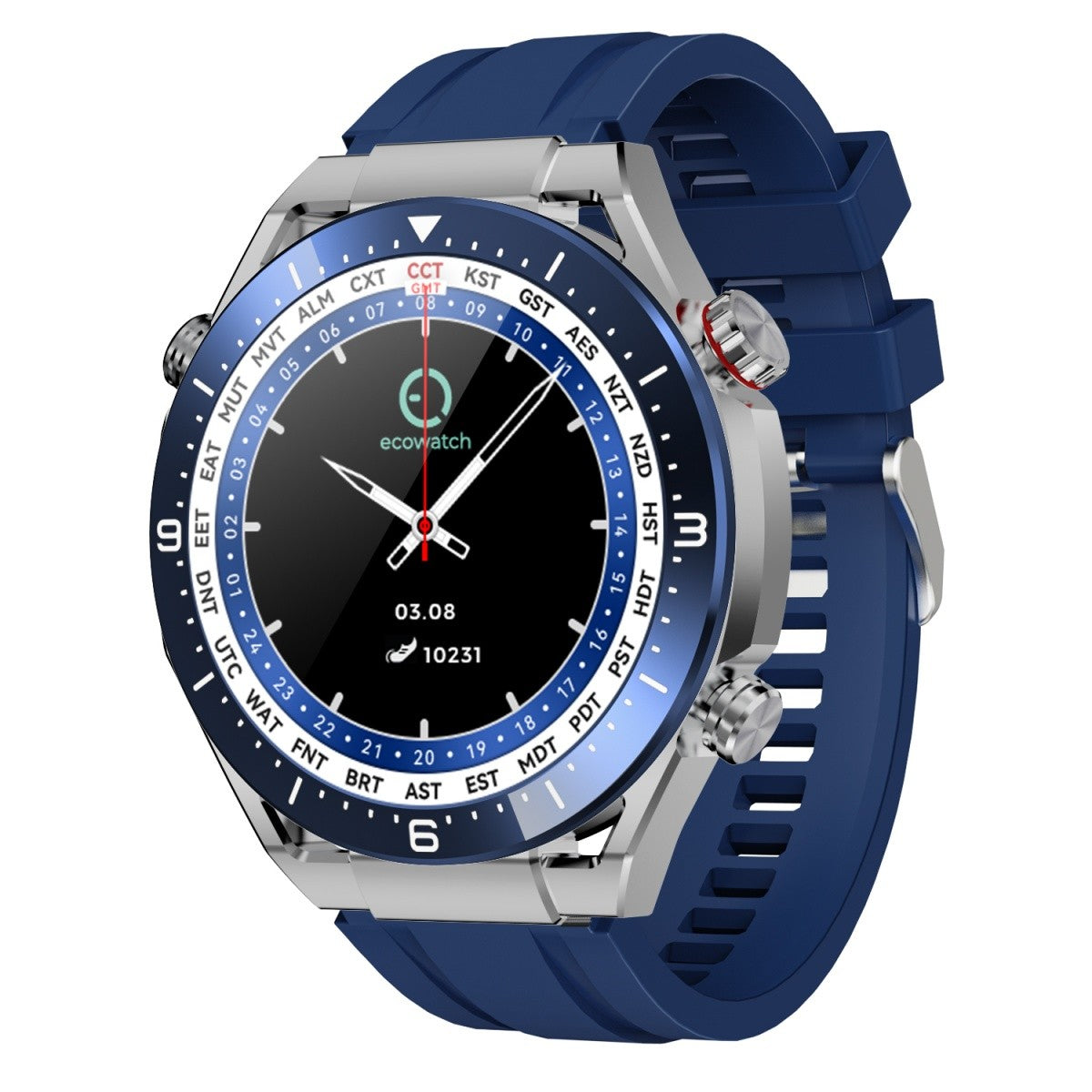 Ceas inteligent EW01 argintiu
