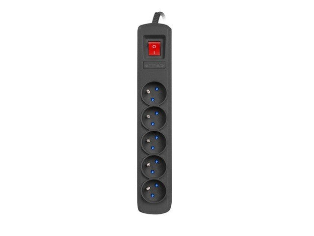 Prelungitor R5 1.5m 5x230V PL 10A Negru