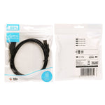 Cablu USB AM-AM 1,8 m negru