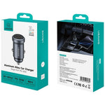 Încărcător auto din aluminiu PD 30W CC321