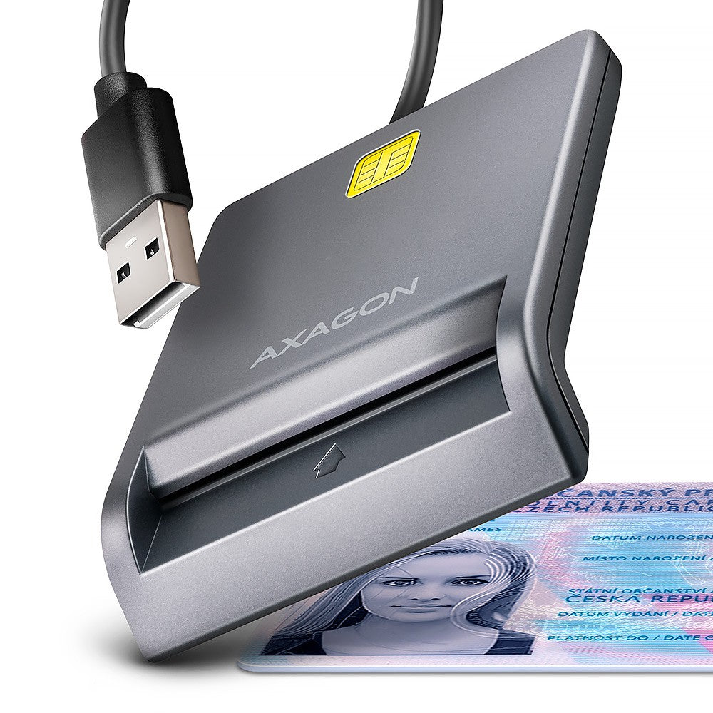 Cititor de carduri USB CRE-SM3T, cablu de 1,3 m