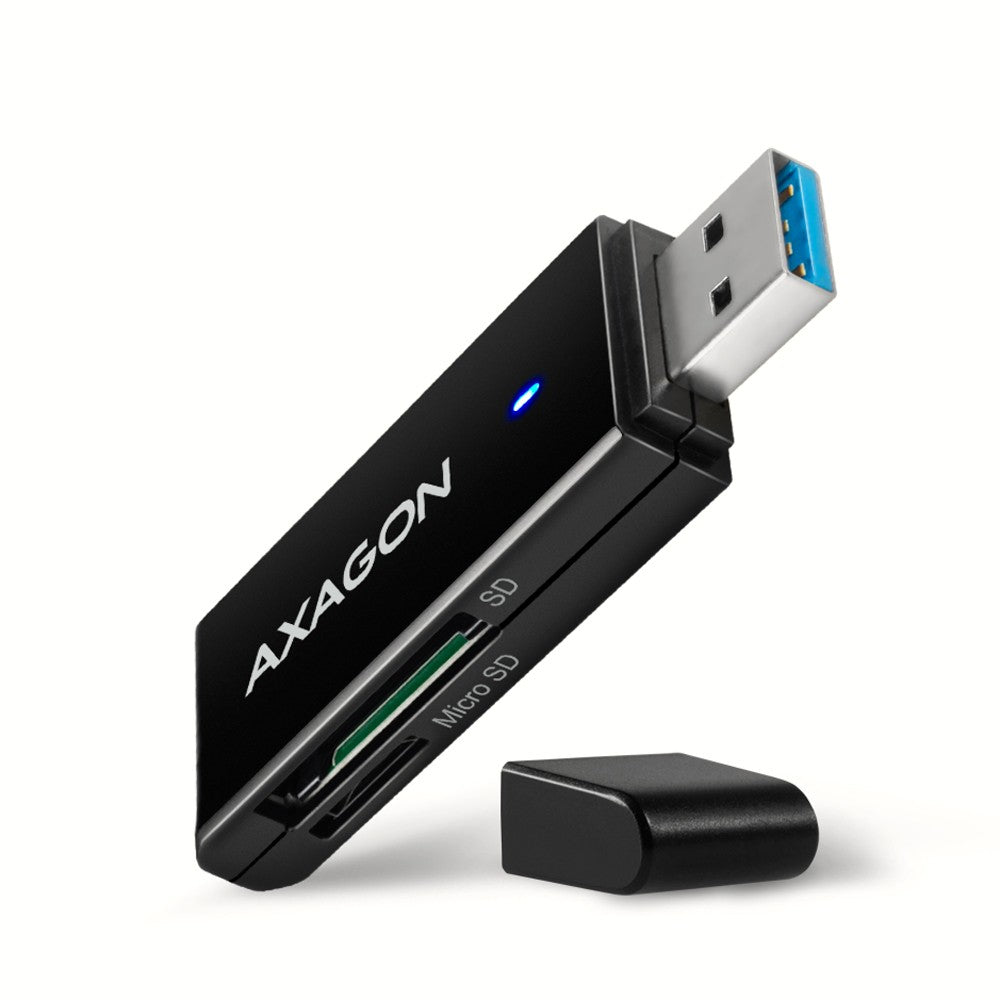 Cititor de carduri extern CRE-S2N USB-A 3.2 GEN 1, 2 sloturi sau SD/microSD, UHS-I