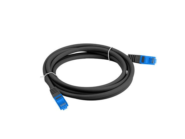 !Patchcord Cat.6a S/FTP CCA 2.0m Negru