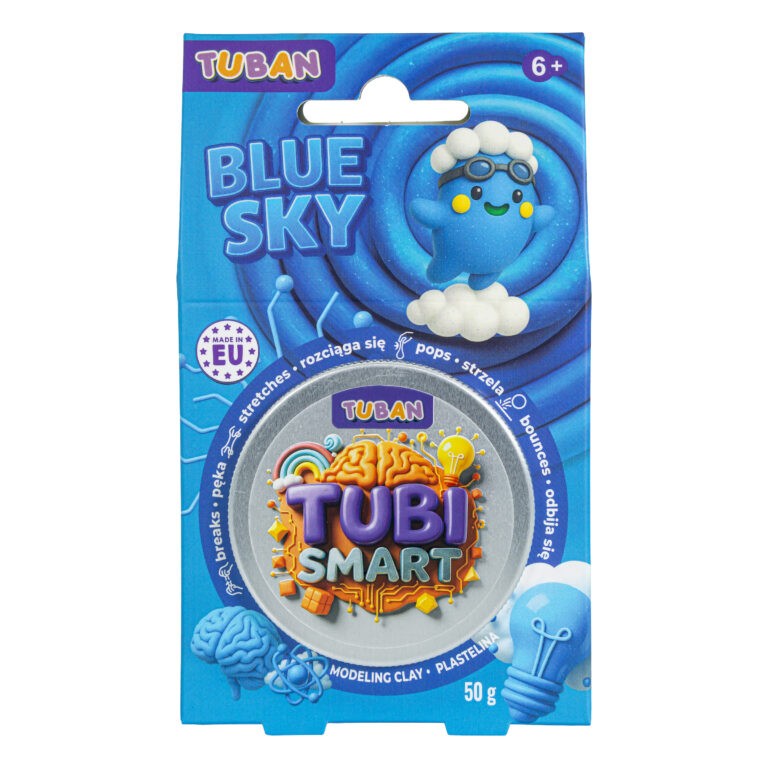 Plastelină Tubi Smart - Blue Sky 50g