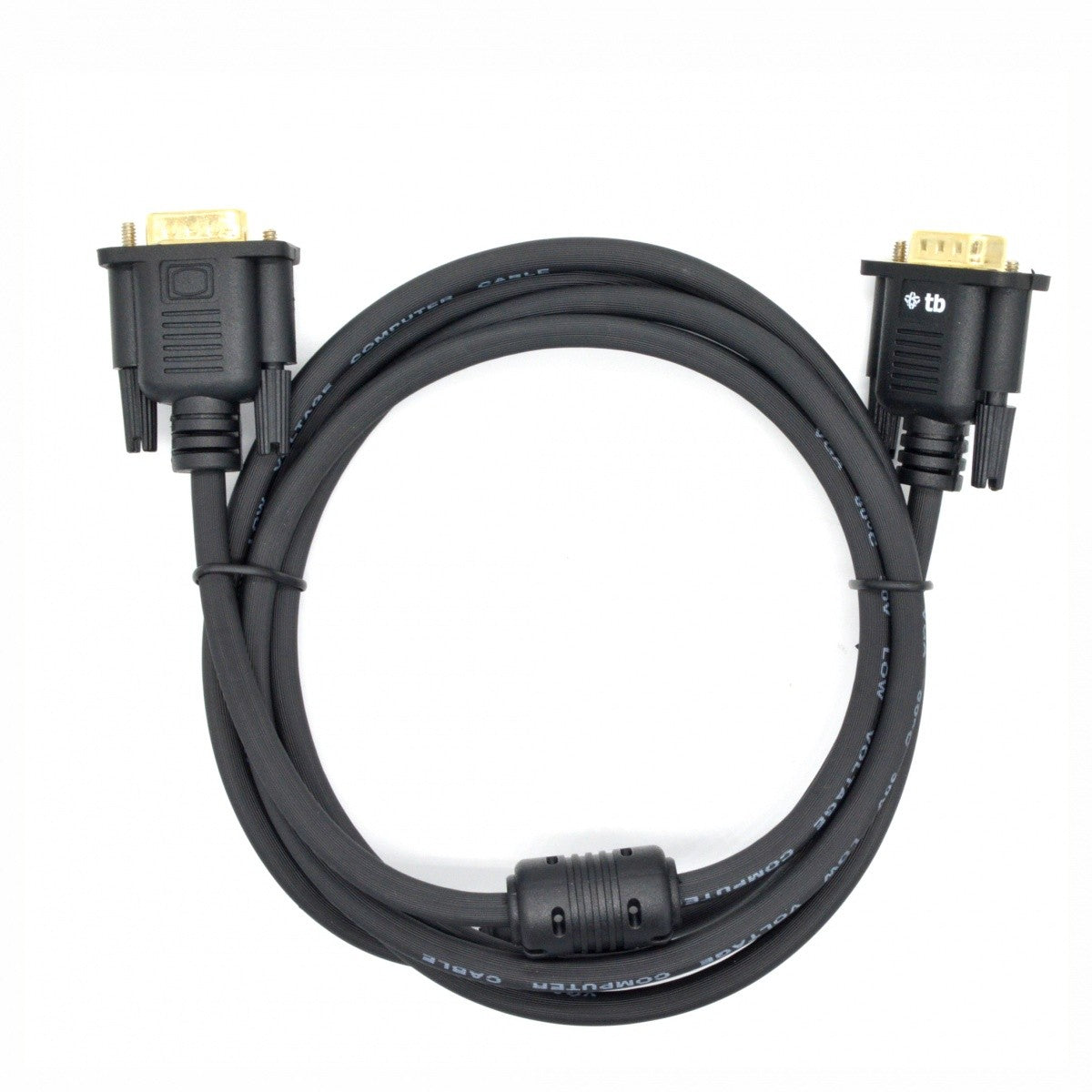 Cablu VGA 15M-15M 1,8 m, placat cu aur negru