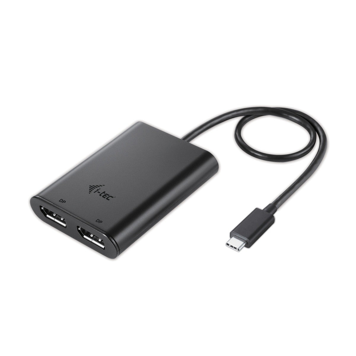 Adaptor video USB-C cu două porturi de afișare, 2 porturi de afișare, compatibil cu Thunderbolt 3, 4K Ultra HD