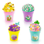 Kit creativ So Slime Floral Creations - Ghiveci galben