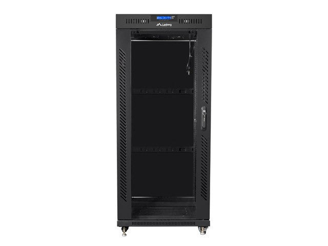 Dulap rack de podea pentru instalare 19 22U 800X800 cu ușă din sticlă neagră LCD (PACHET DETALIAT)