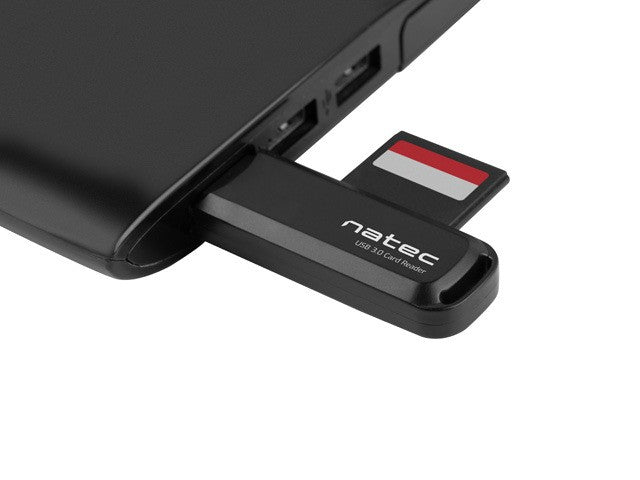 Cititor de carduri de memorie Scarab 2 SD/Micro SD, USB 3.0, negru