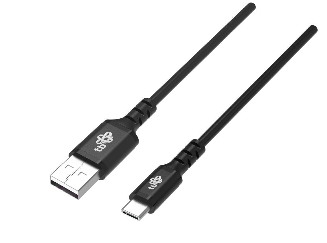 Cablu USB-USB C 1m Silicon Negru Încărcare Rapidă