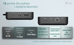 Stație de andocare USB-C DP cu alimentare duală HDMI 100W + încărcător universal 100W