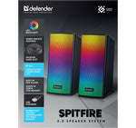 Boxe de calculator SPITFIRE 2.0 cu LED-uri USB de 6 W