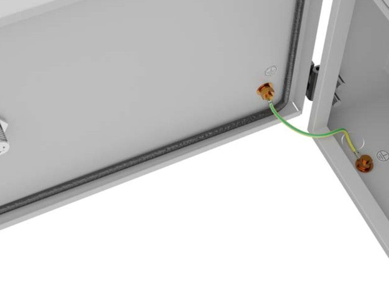 Dulap rack suspendat de 10", IP55, ermetic, montare pe perete/stâlp, 320x220x300, gri (pliat)